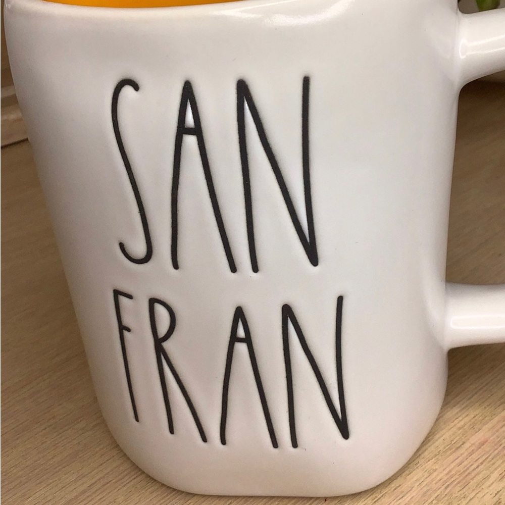 🆕 ~ Rae Dunn SAN FRAN Double-Sided Bay Bridge Coffee Tea Mug X